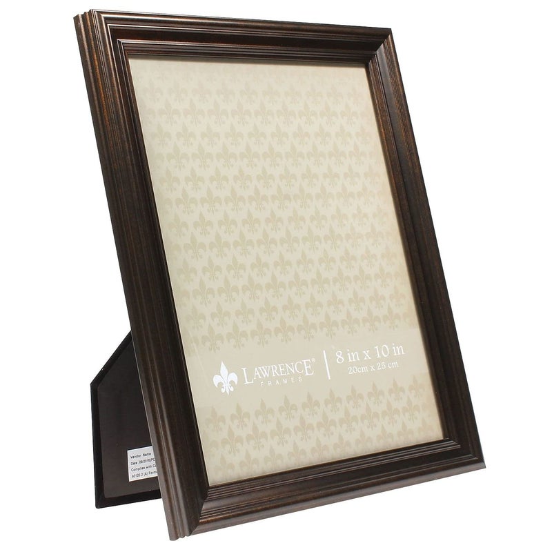 Lawrence Frames إطارات لورانس 535580 برونزي 8x10 كلاسيكي مفصل بإطار صورة مصقول بالزيت - Image 3
